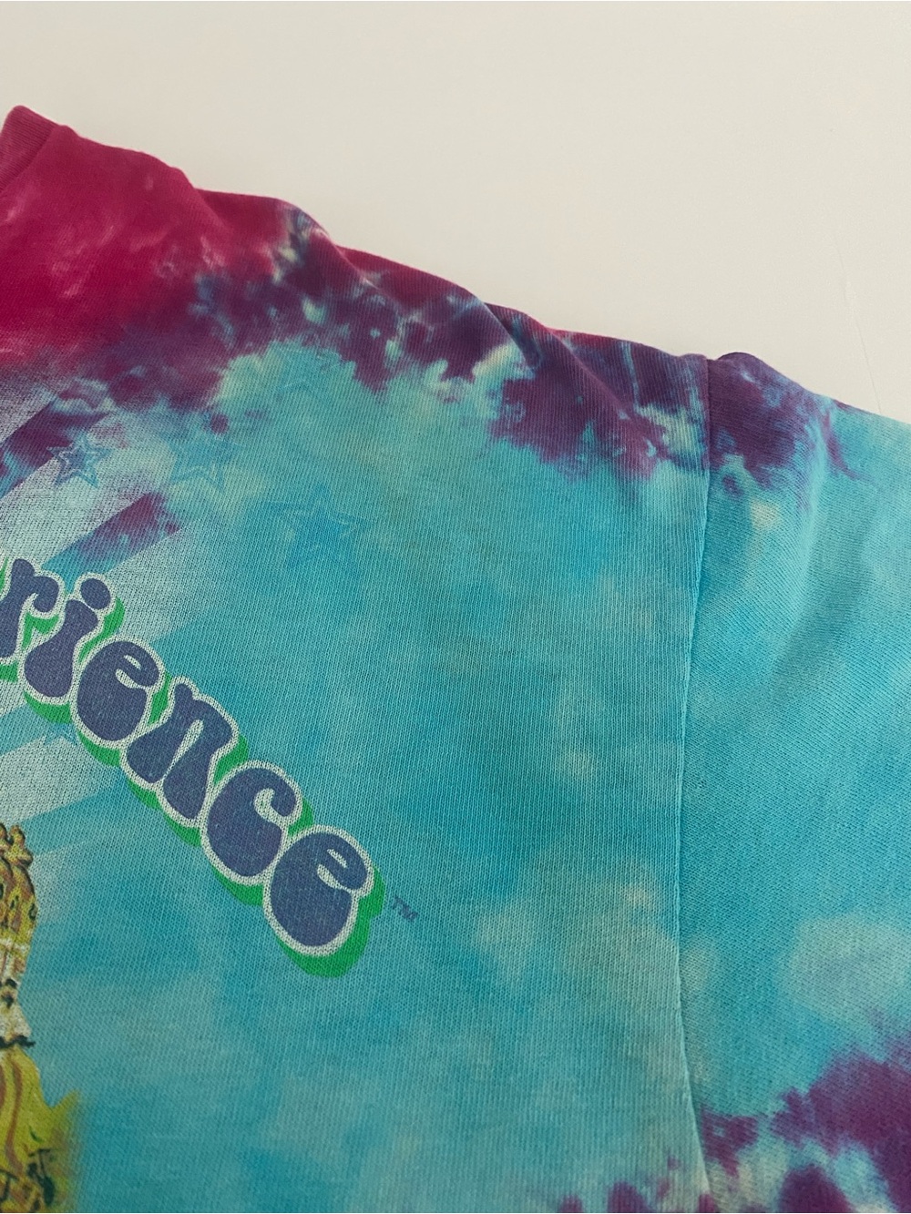 Vintage Liquid Blue Jimi Hendrix Axis Bold Tie-Dye T-Shirt size xxl - Picture 4 of 10